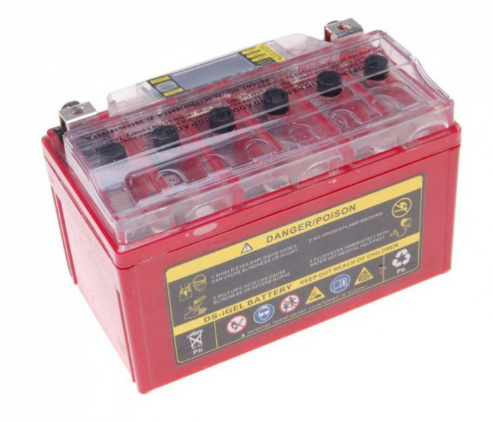 Acumulator moto, YTX7A-BS (iGEL), 12 volt [3]