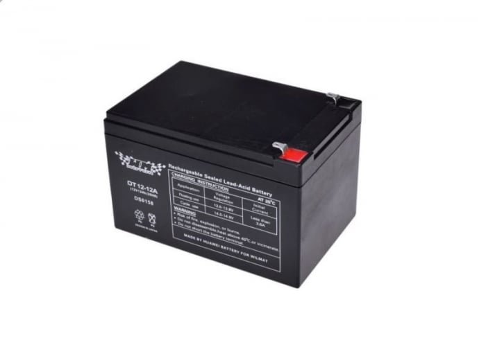 Acumulator WMX pentru UPS si jucarii 12Ah, 12V, OT12-12A