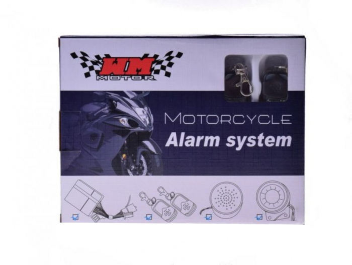 Alarma + pornire WM, motocicleta/scuter/atv cu asistenta vocala [2]