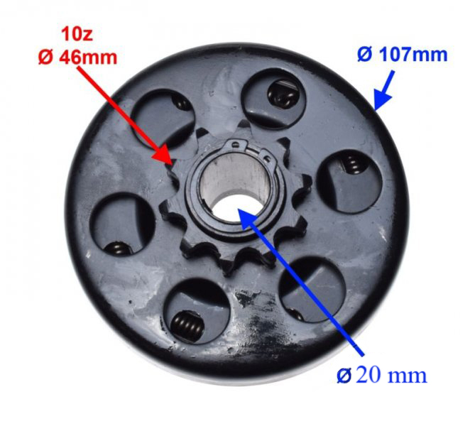 Ambreiaj complet Lifan, GoKart HONDA GX160 GX200 i LIFAN 160 200, lant 420 [2]
