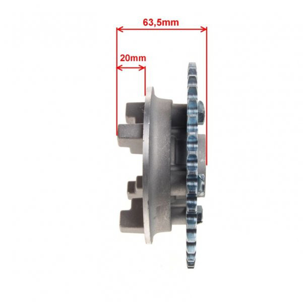 Ansamblu pinion transmisie spate, 38 dinti, pas 428, Shineray XY125-10D [3]