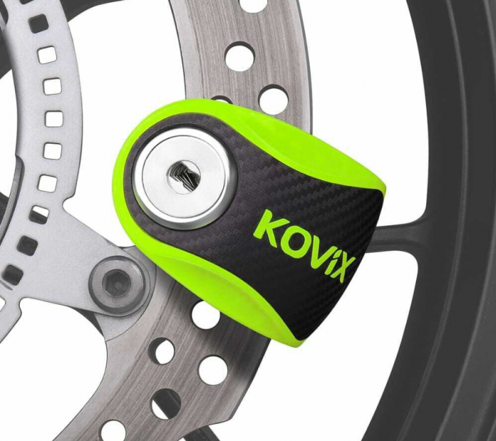 Antifurt disc frana Kovix KNN1, culoare verde fluo [7]