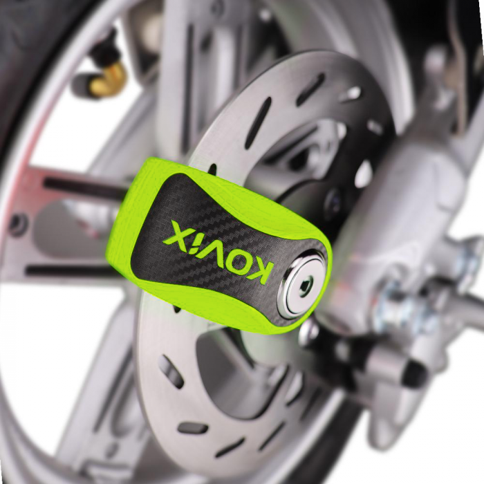Antifurt disc frana Kovix KNN1, culoare verde fluo [8]