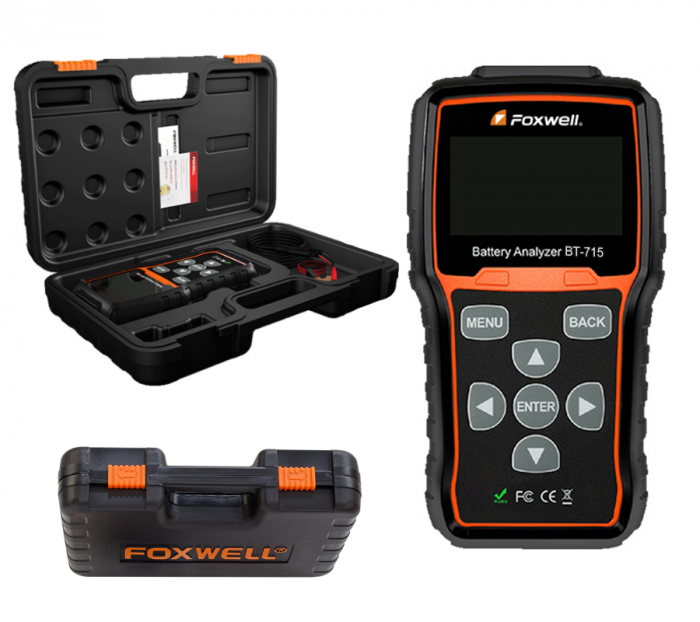 Aparat diagosticat baterii Auto/Moto/Atv FOXWELL BT-715 [3]