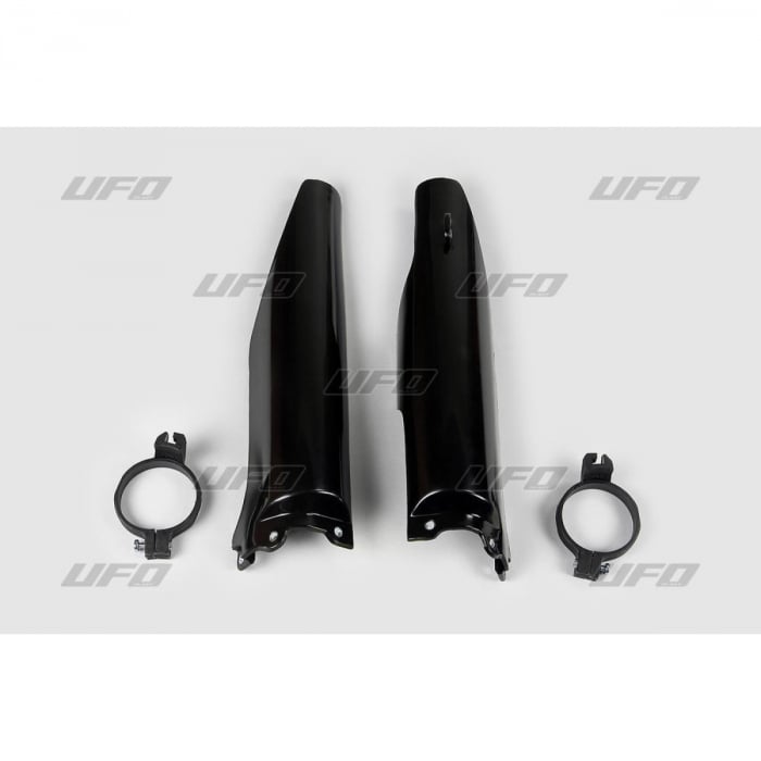 Aparatori telescoape fata Kawasaki KX125+250 04-08, negre