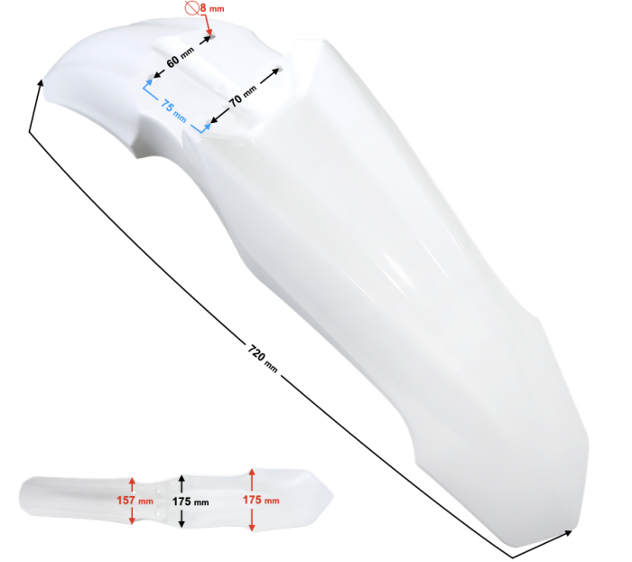 Aripa fata Barton NXT 300, an 2021, culoare alb [3]