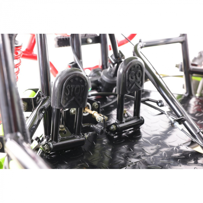 Asix Buggy 125cc, roti 7 inch, 3+1 viteze, culoare lime/negru [11]