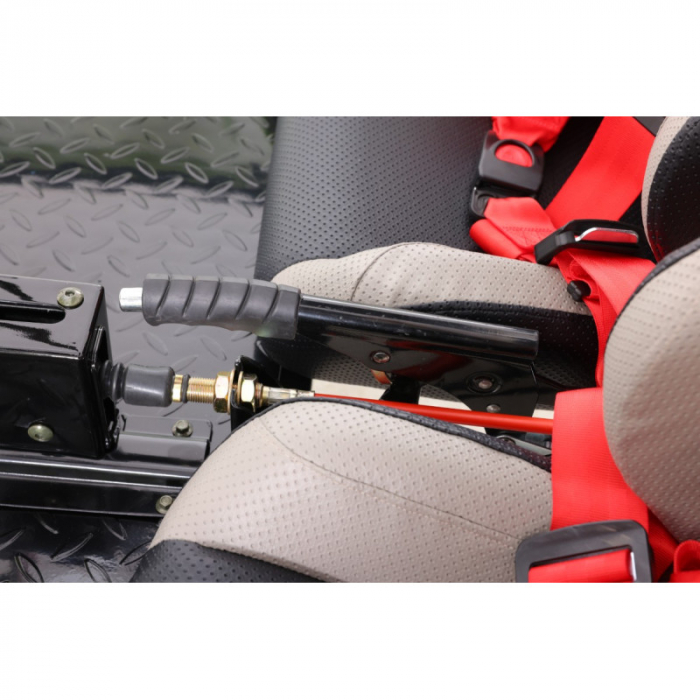 Asix Buggy 125cc, roti 7 inch, 3+1 viteze, culoare gri/negru [10]