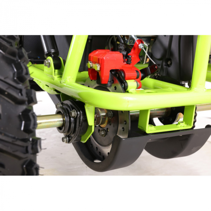 Asix Buggy 125cc, roti 7 inch, 3+1 viteze, culoare lime/negru [22]