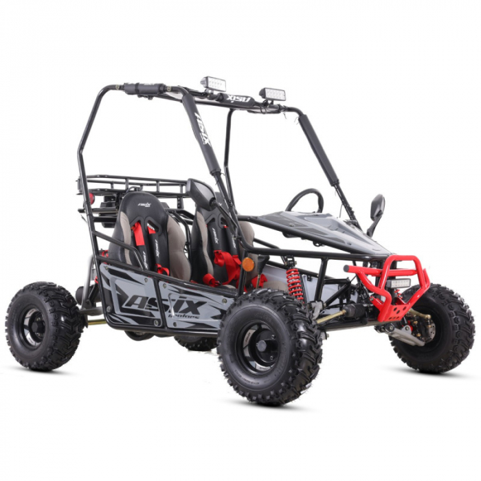 Asix Buggy 125cc, roti 7 inch, 3+1 viteze, culoare gri/negru [6]