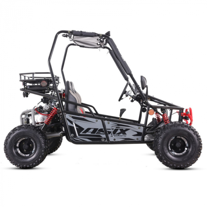 Asix Buggy 125cc, roti 7 inch, 3+1 viteze, culoare gri/negru [5]
