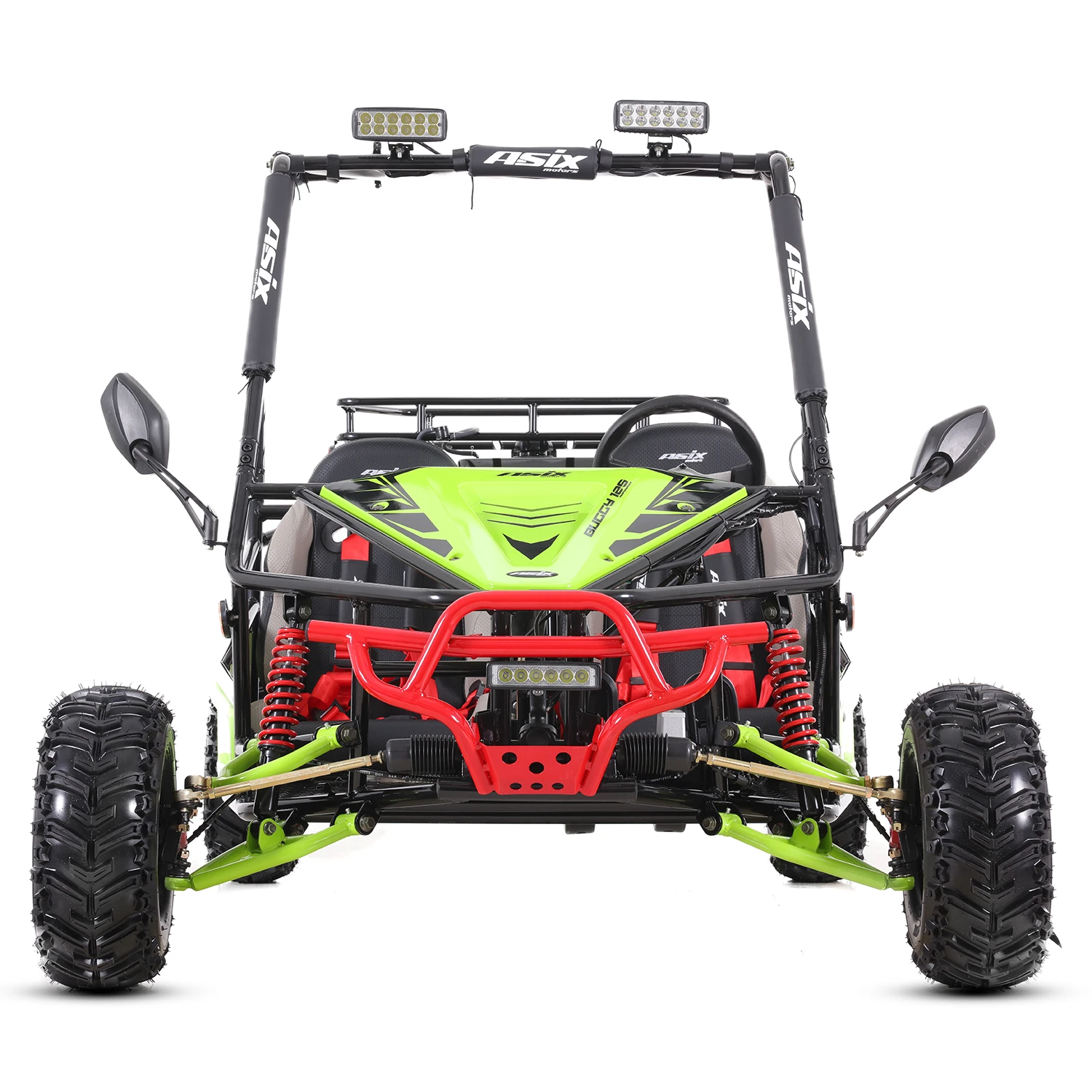 Asix Buggy 125cc, roti 7 inch, 3+1 viteze, culoare lime/negru [8]