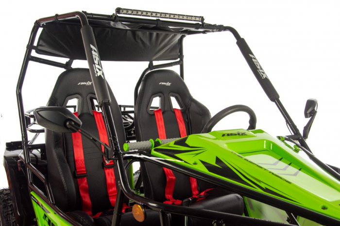 Asix Buggy 200cc, roti 8 inch, 1+1 viteze, culoare gri/negru [23]