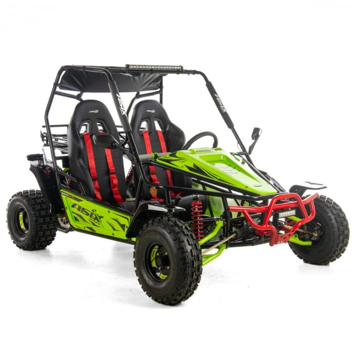 Asix Buggy 200cc, roti 8 inch, 1+1 viteze, culoare verde/negru [6]