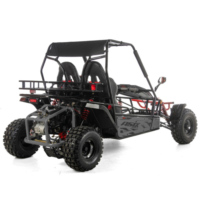 Asix Buggy 200cc, roti 8 inch, 1+1 viteze, culoare gri/negru [4]