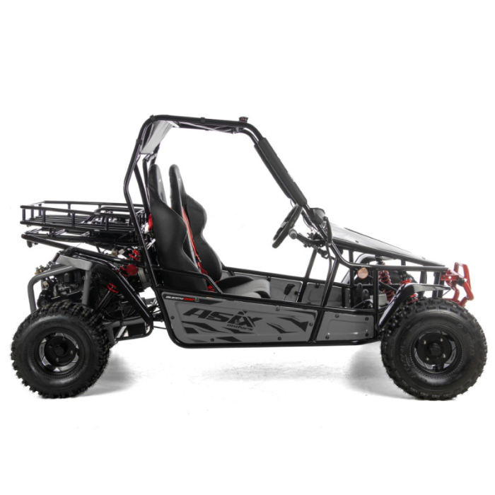 Asix Buggy 200cc, roti 8 inch, 1+1 viteze, culoare gri/negru [5]