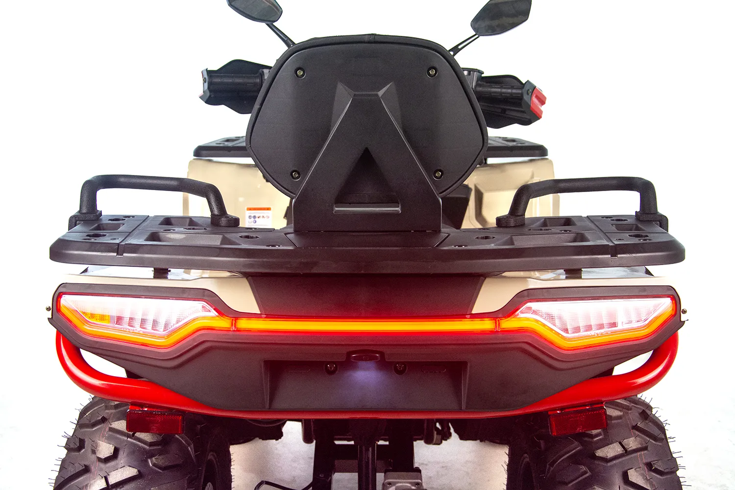 ATV Asix Challenger 300cc, roti 12 inch, 2+1 viteze, culoare crem/rosu, inregistrabil T3B [15]