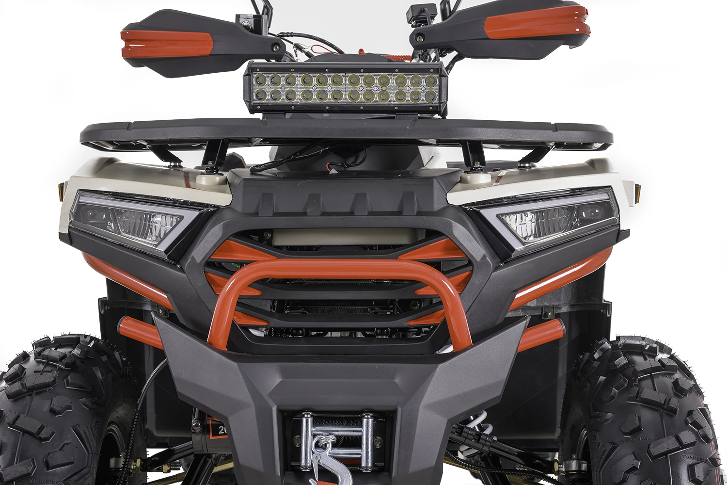 ATV Asix Challenger 250cc, roti 10 inch, 1+1 viteze, culoare crem/rosu [15]