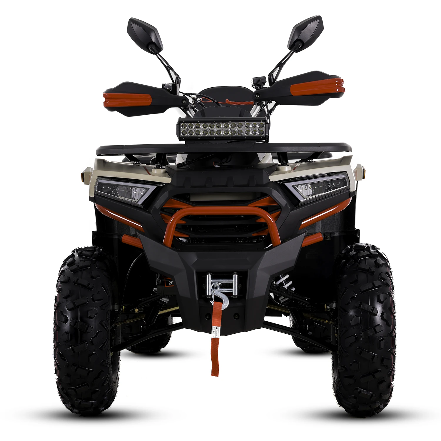 ATV Asix Challenger T3B 250cc, roti 10 inch, 1+1 viteze, cu injectie, culoare crem/rosu [2]