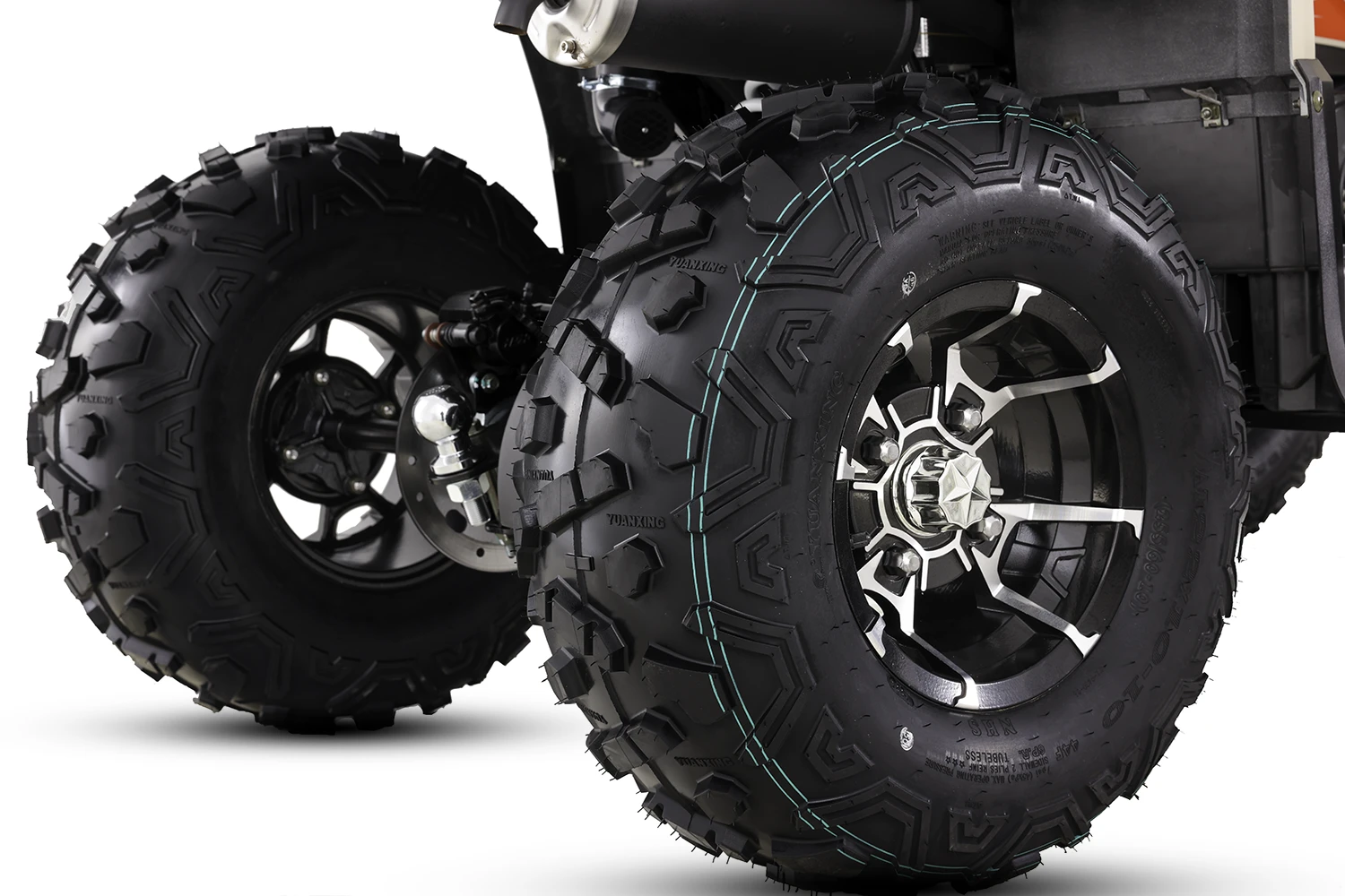 ATV Asix Challenger 250cc, roti 10 inch, 1+1 viteze, culoare crem/rosu [21]
