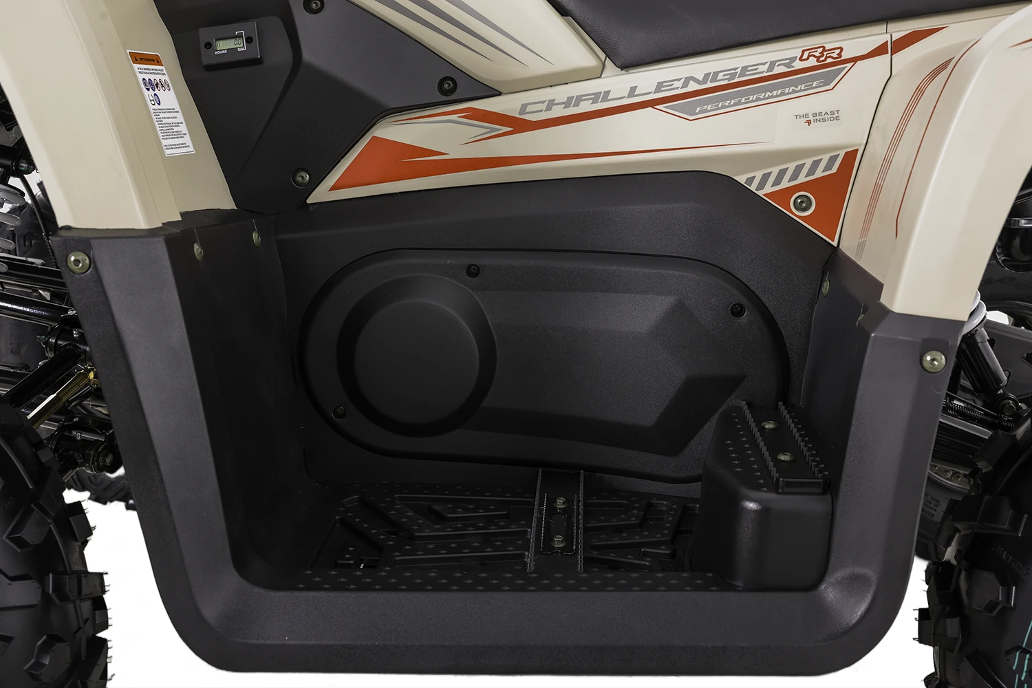 ATV Asix Challenger 250cc, roti 10 inch, 1+1 viteze, culoare crem/rosu [18]