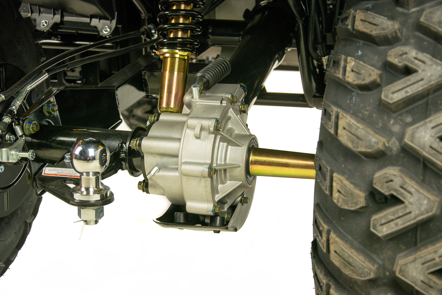 ATV Asix Gladiator 300cc, roti 12 inch, culoare gri/portocaliu, neinregistrabil [25]