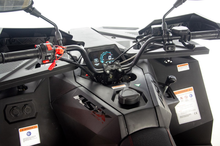 ATV Asix Cyber T3B 250cc, roti 10 inch, jante din aluminiu, 1+1 viteze, cu servodirectie, culoare negru [26]