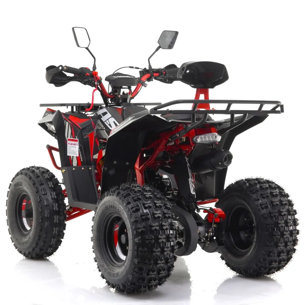 ATV Asix Comander 125cc, roti 8", 1+1 viteze, culoare negru/rosu [3]