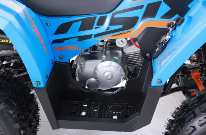 ATV Asix Fourcraft 125cc, A1, roti 8", jante din aluminiu, 3+1 viteze, culoare albastru/portocaliu [6]