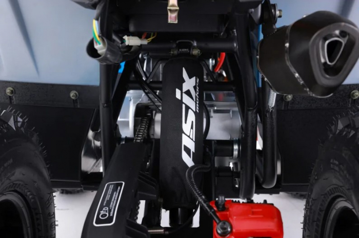 ATV Asix Fourcraft 125cc, A1, roti 8", jante din aluminiu, 3+1 viteze, culoare albastru/portocaliu [7]