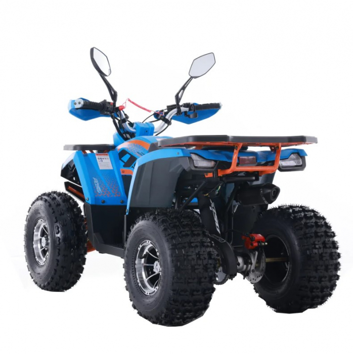 ATV Asix Fourcraft 125cc, A1, roti 8", jante din aluminiu, 3+1 viteze, culoare albastru/portocaliu [3]