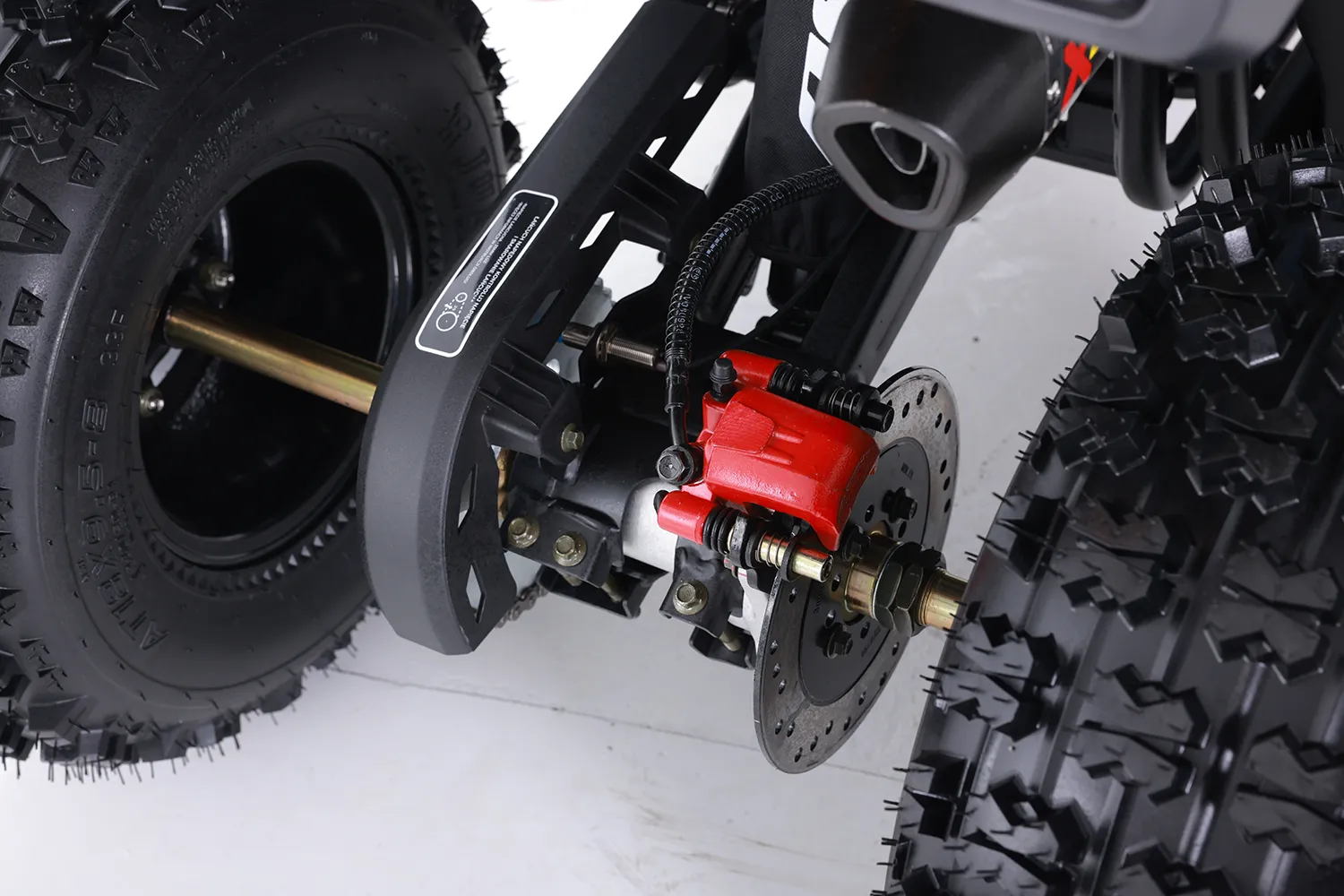 ATV Asix Fourcraft 125cc, A1, roti 8", jante din aluminiu, 1+1 viteze, culoare rosu/nisipiu [9]