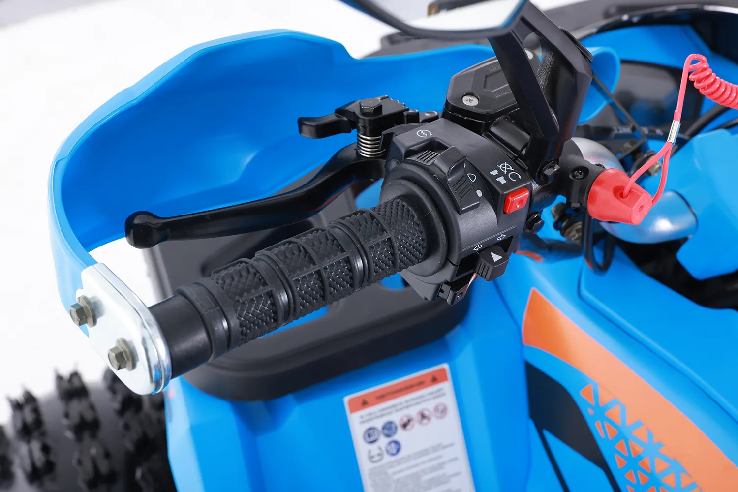 ATV Asix Fourcraft 125cc, A1, roti 8", jante din aluminiu, 1+1 viteze, culoare rosu/nisipiu [21]