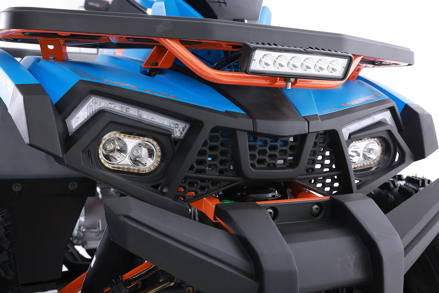 ATV Asix Fourcraft 125cc, A1, roti 8", jante din aluminiu, 1+1 viteze, culoare rosu/nisipiu [15]