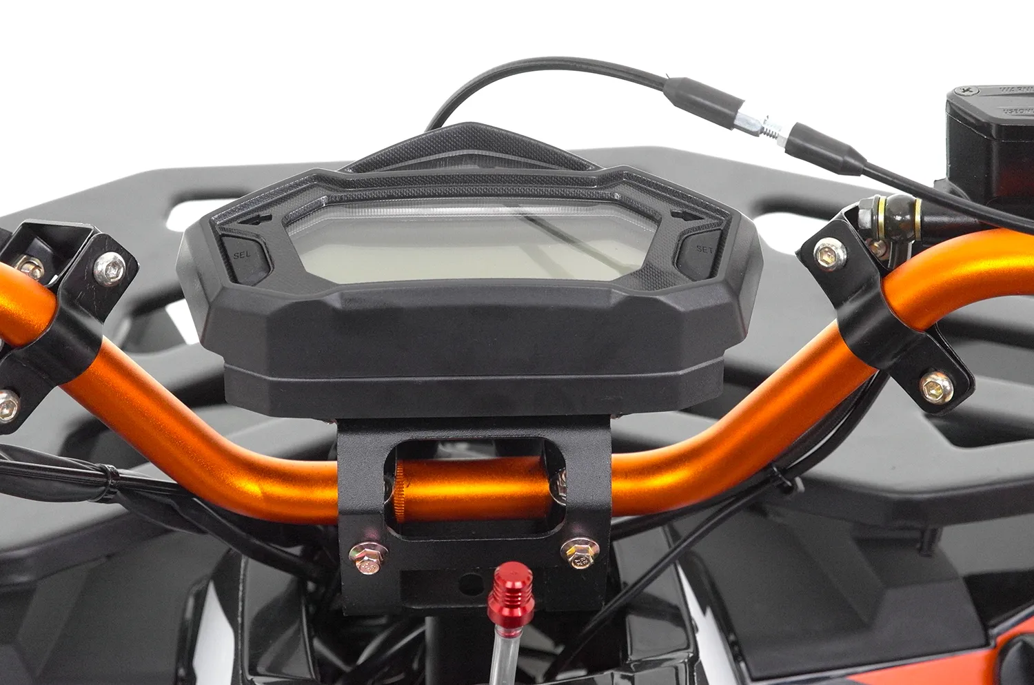 ATV Asix Comander 125cc, roti 8", 1+1 viteze, culoare negru/rosu [16]