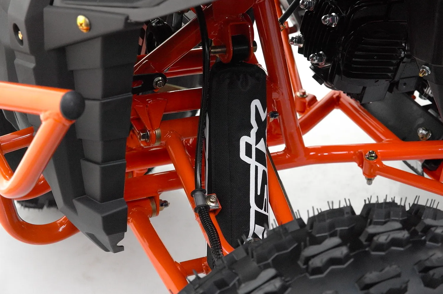 ATV Asix Comander 125cc, roti 8", 1+1 viteze, culoare negru/rosu [19]