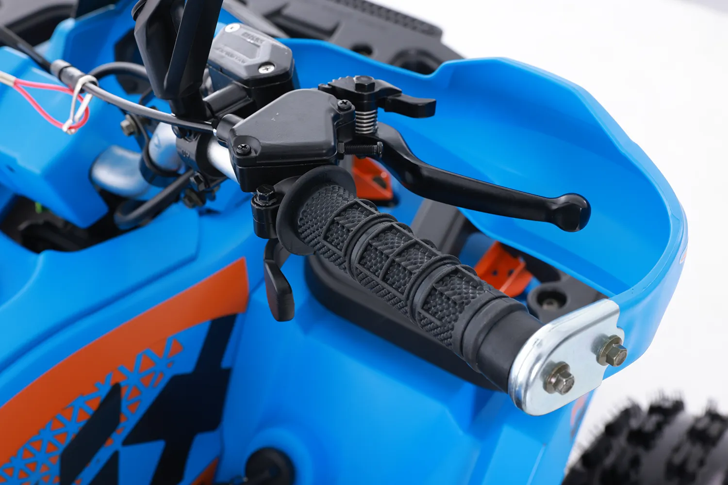 ATV Asix Fourcraft 125cc, A1, roti 8", jante din aluminiu, 3+1 viteze, culoare albastru/portocaliu [12]