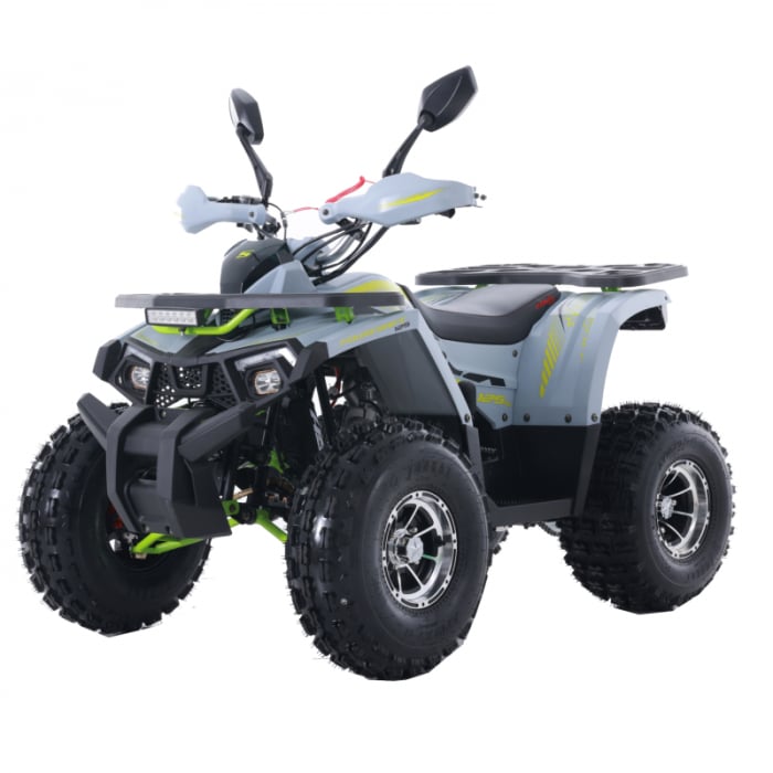 ATV Asix Fourcraft 125cc, A1, roti 8 , jante din aluminiu, 3+1 viteze, culoare gri lime