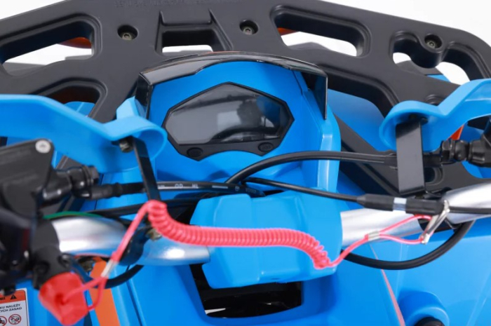 ATV Asix Fourcraft 125cc, A1, roti 8", jante din aluminiu, 3+1 viteze, culoare gri/lime [9]