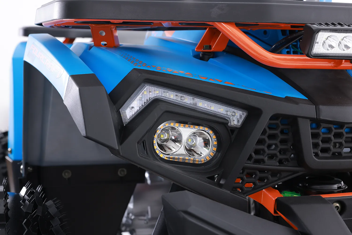 ATV Asix Fourcraft 125cc, A1, roti 8", jante din aluminiu, 3+1 viteze, culoare rosu/nisipiu [7]