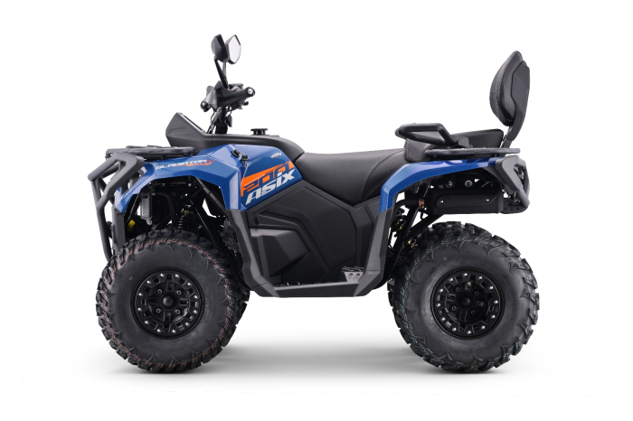 ATV Asix Gladiator RR 200cc, roti 10 inch,1+1 viteze, racire ulei, culoare albastru/portocaliu [5]