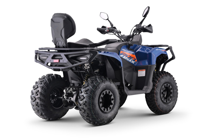 ATV Asix Gladiator RR 200cc, roti 10 inch,1+1 viteze, racire ulei, culoare albastru/portocaliu [3]