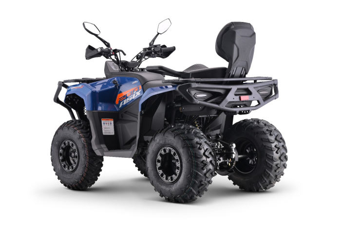 ATV Asix Gladiator RR 200cc, roti 10 inch,1+1 viteze, racire ulei, culoare albastru/portocaliu [4]