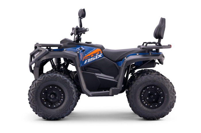 ATV Asix Gladiator 200cc, roti 10inch, 1+1 viteze, albastru-portocaliu [3]