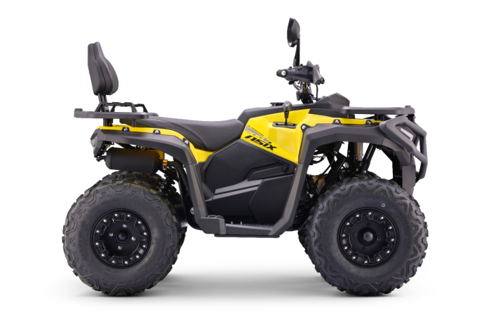 ATV Asix Gladiator 200cc, roti 10inch, 1+1 Viteze, galben-gri [5]