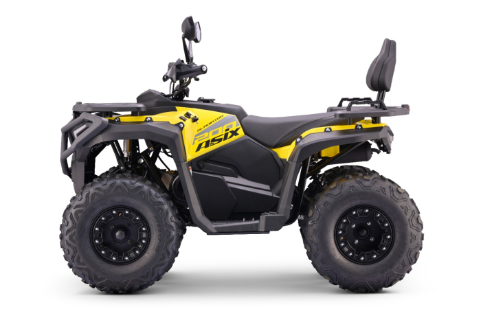 ATV Asix Gladiator 200cc, roti 10inch, 1+1 Viteze, galben-gri [3]