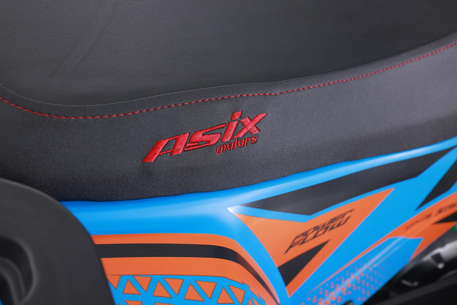 Atv Asix Hunter 125cc, roti 8 inch, 1+1 viteze, culoare albastru/portocaliu [21]