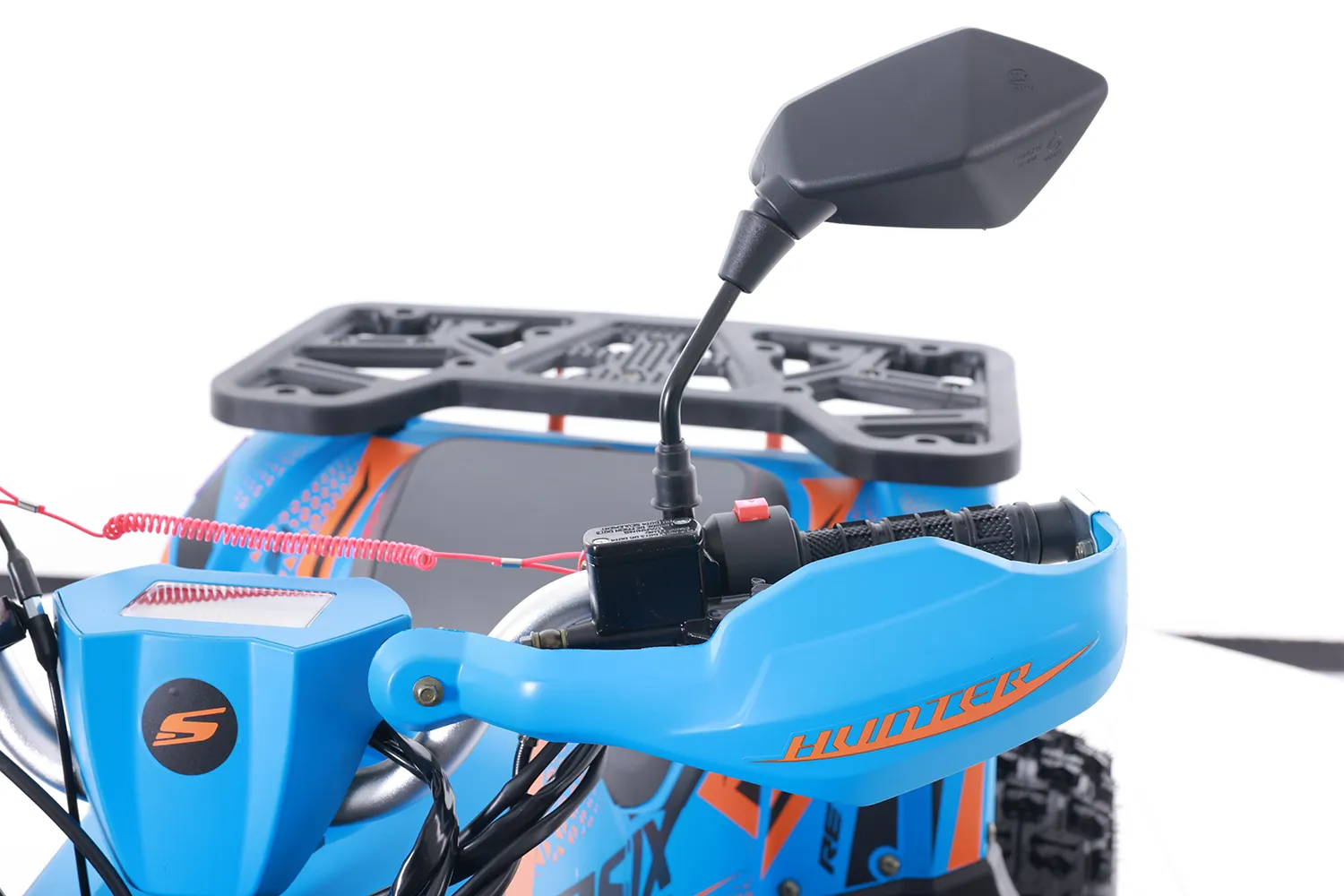 Atv Asix Hunter 125cc, roti 8 inch, 1+1 viteze, culoare albastru/portocaliu [17]