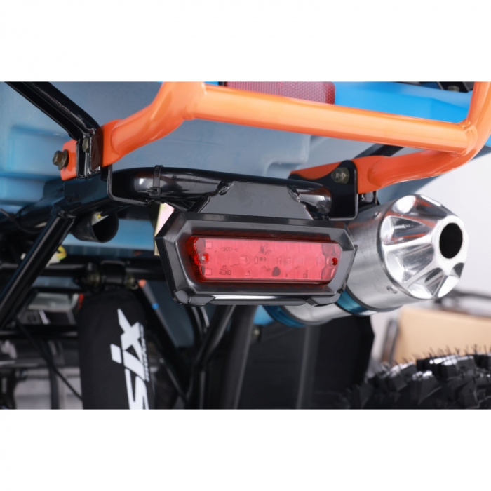 Atv Asix Hunter 125cc, roti 8 inch, 1+1 viteze, culoare albastru/portocaliu [7]