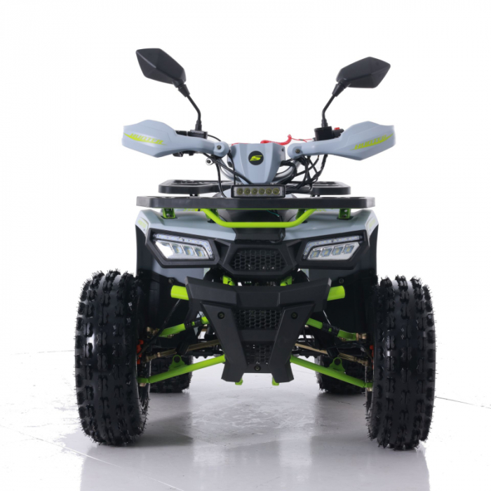 Atv Asix Hunter 125cc, roti 8 inch, 1+1 viteze, culoare gri/lime [4]